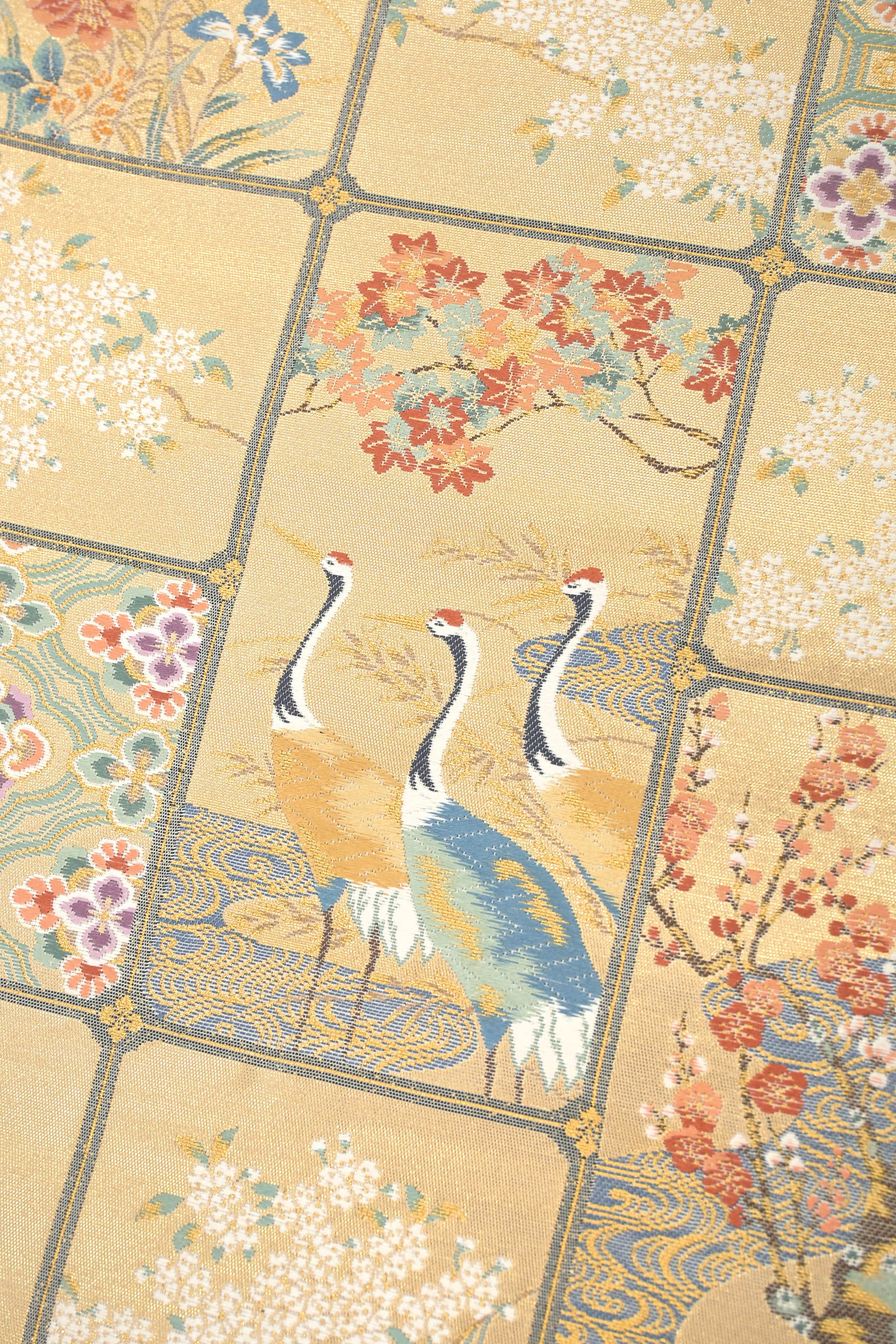 長嶋成織物 西陣織袋帯　本金箔