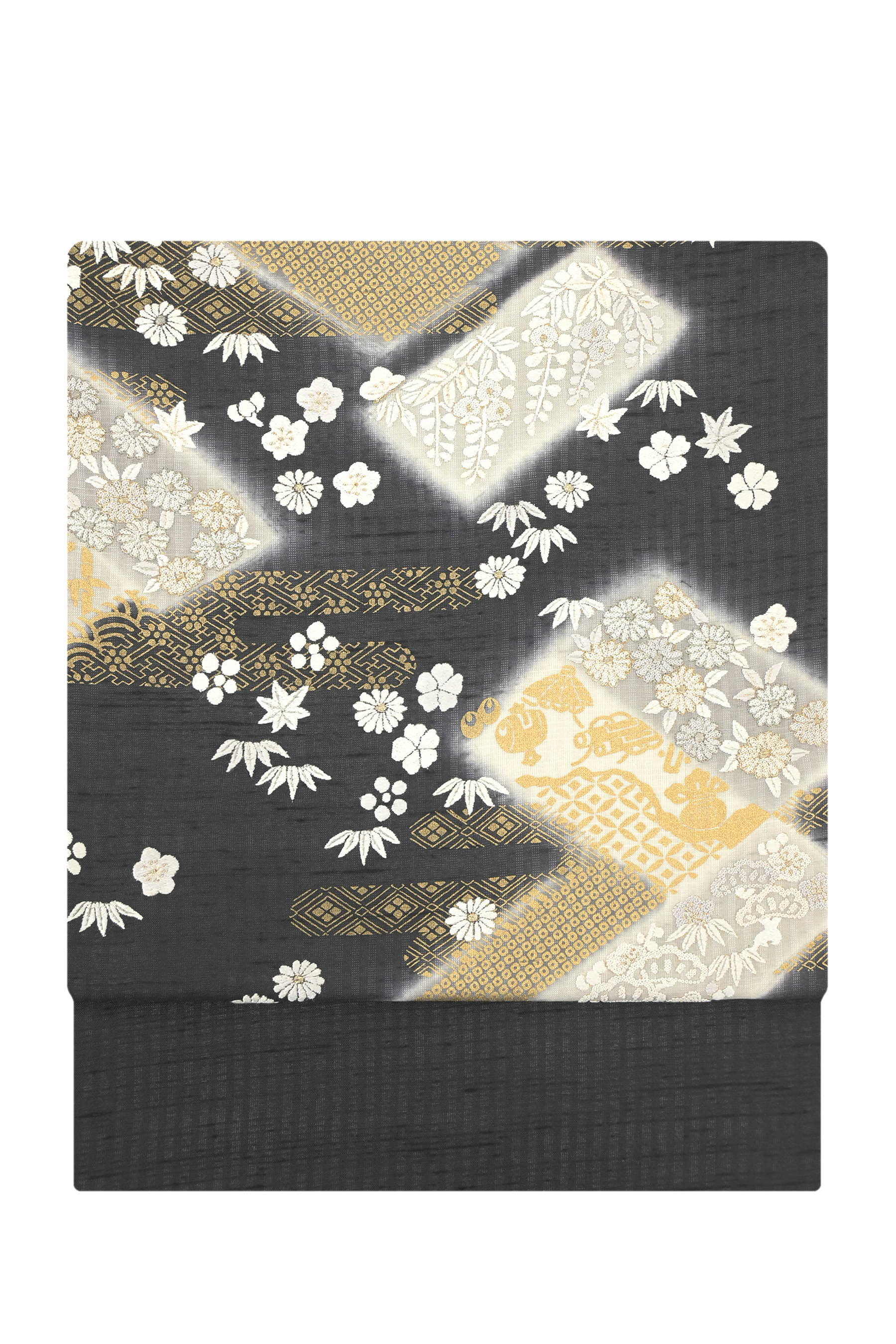 お得なエブリデイロープライス】 【相良刺繍】 特選手刺繍紬地袋帯