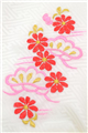 お子様用 正絹刺繍半衿　白 (06591)